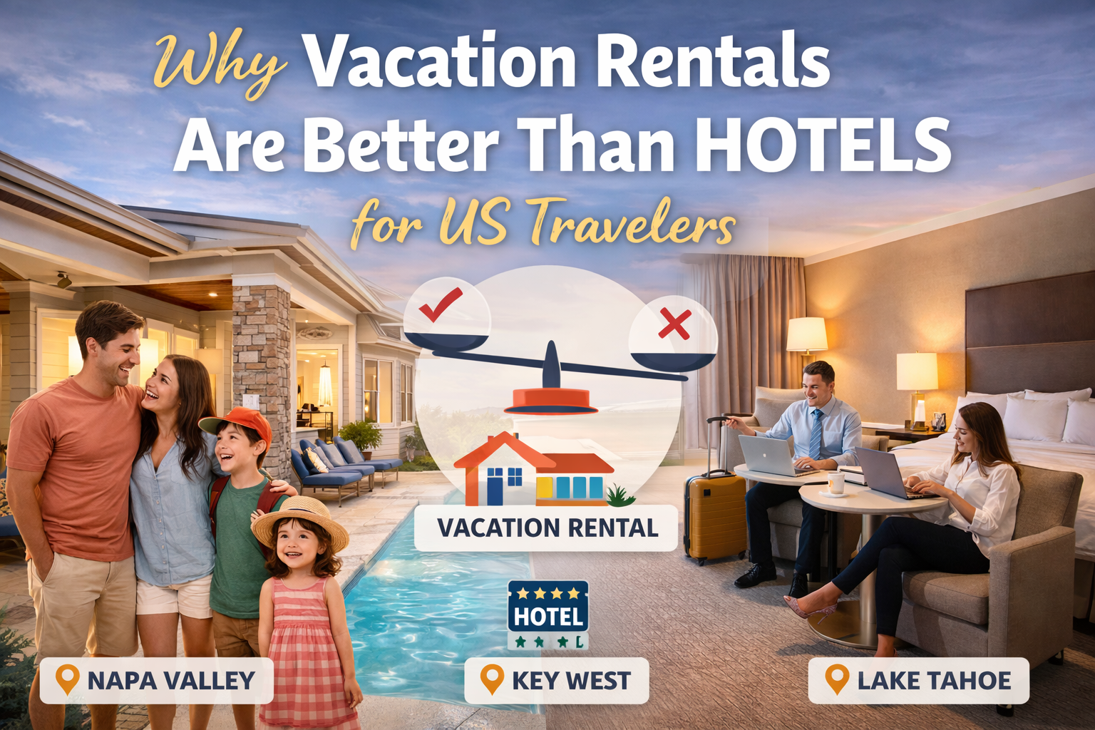 Why Vacation Rentals Are Better Than Hotels for US Travelers