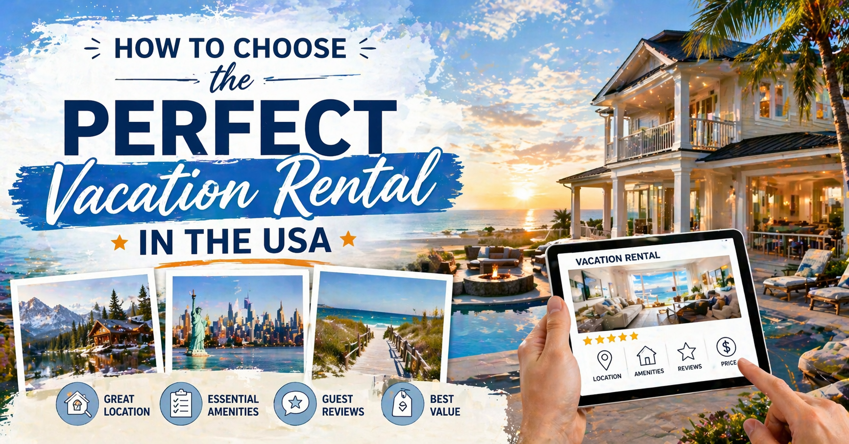 How to Choose the Perfect Vacation Rental in the USA