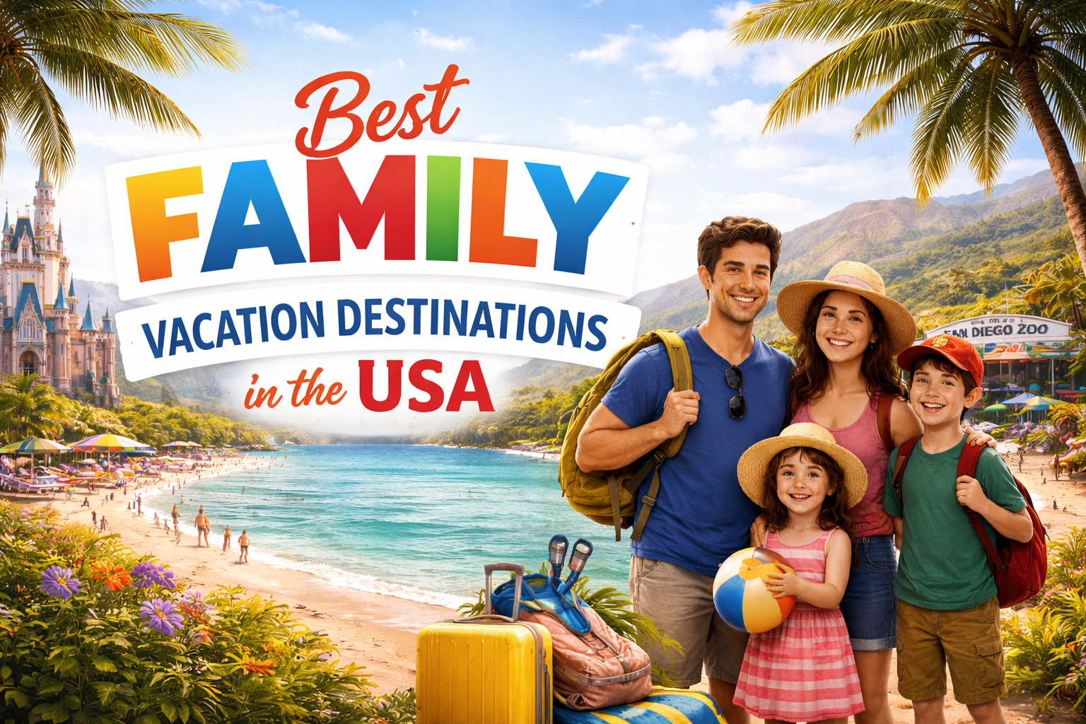 Best Family Vacation Destinations in the USA for a Memorable Getaway