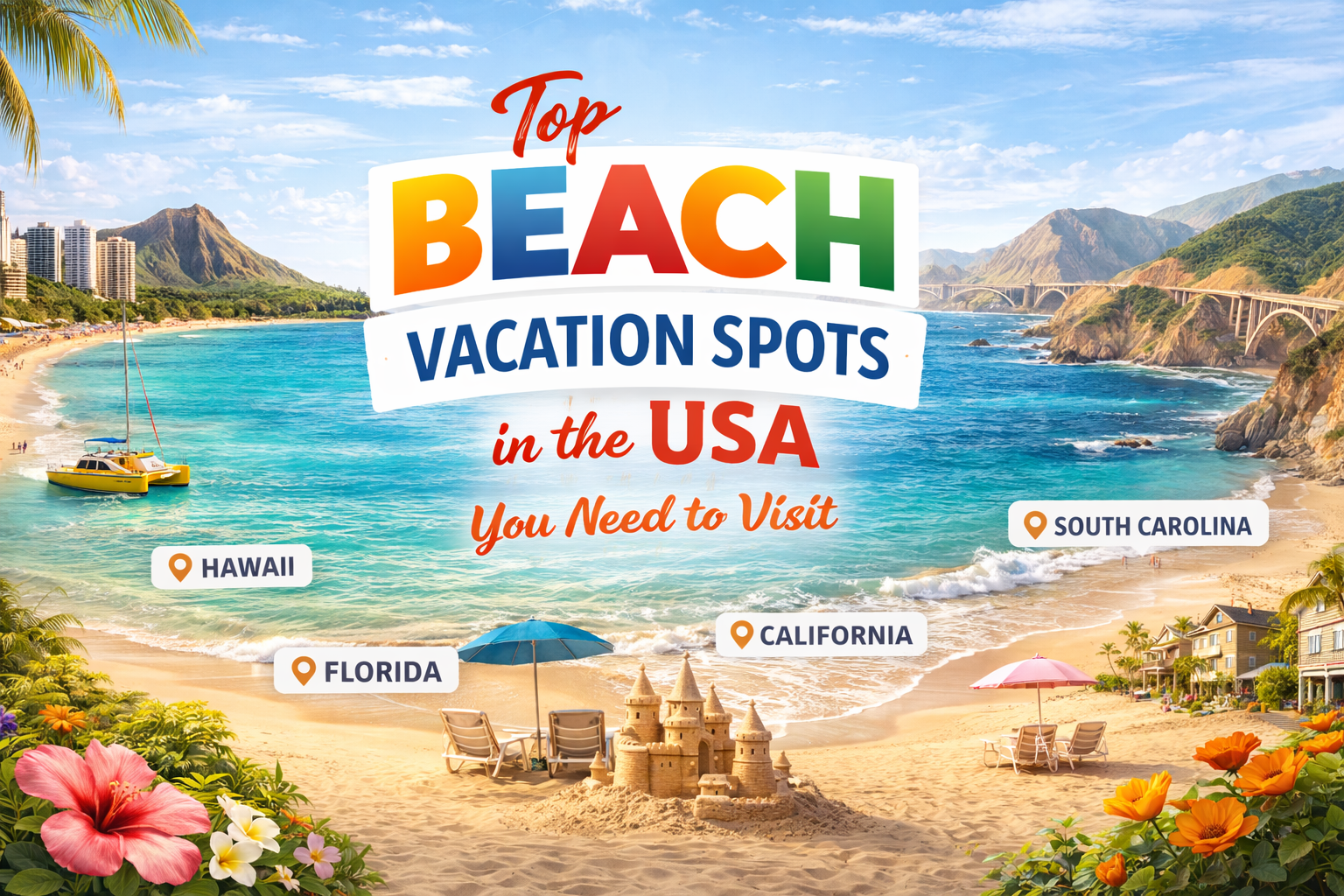 Top Beach Vacation Spots in the USA You Need to Visit